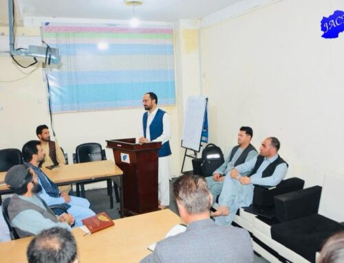 General Director of JACK Shafiqullah Kamawi, visited Kunduz JACK Provincial office